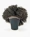 Sunwell Canvas Wig Block Head for Wig Making Styling and Display Premium Quality Wig Stand Mannequin (22" Circumference, Black Color)