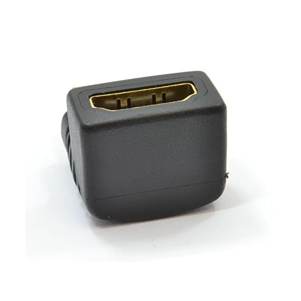 HDMI Femenino Enchufe a Derecho ángulo HDMI Clavija Adaptador Convertidor - Image 5