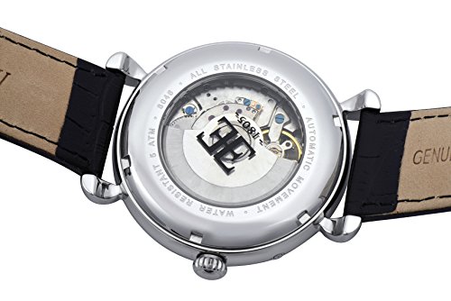 Thomas Earnshaw Grand Calendar Black Men's Automatic Watch with Black Dial Analogue Display and Black Leather Strap ES-8046-01