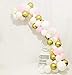 Produktbild Erosion Ballonbogen & Girlande-Kit - 80 Chrom, Gold & erröten Rosa & weiße Latexballons Konfetti-Ballone und Ballonbogen & Girlande Strip-Tool für Hochzeit, Babyparty, Abschlussfeierdekorationen