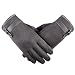 Produktbild Handschuhe Sport Handschuhe Winter Warm für Außen Kompatible Touchscreen Handschuhe Winter winddicht für Damen und Herren, grau