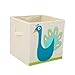 Produktbild Aufbewahrungsbox Kinder Spielzeug Aufbewahrungskorb Faltbar Korb Organizar Aufbewahrungstasche Tier Aufbewahrungskiste 33*33*33cm (Pfau)