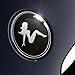 Produktbild BMW Tuning Emblem 82mm Abdeckung by Emblemdeluxe® Zubehör zum kleben- Motiv sexy girl schwarz/chrom Aluminium für Motorhaube und Kofferraum/Heckklappe - E30, E32, E34, E36, E39, E46, E60, E87, E90, E91, X3, X5 1er, 2er, 3er, 4er, 5er- kein Aufkleber-kein Sticker
