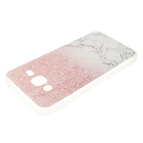 Galaxy J3 2016 Hülle Rosa Schleife® J310 Crystal Transparente Weiche Silikon Schutzhülle Handyhülle mit Indische Sonne Mandala Löwenzahn Traumfänger Muster Design für Samsung Galaxy J3 2016 - 4