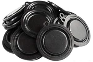 BUMDENUU 100 Piezas 54Mm Calentador de Agua Accesorios de Diafragma de PresióN VáLvula de ConexióN de Agua- PelíCula de Agua Membrana TimpáNica