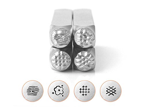 ImpressArtTexture Series 2 Design Stamp Set 6mm Pack of 4