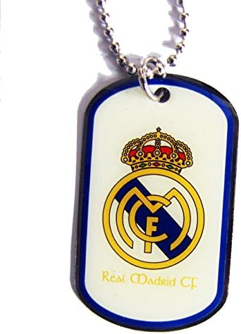 Real Madrid Stainless Steel & Enamel Dog Tag