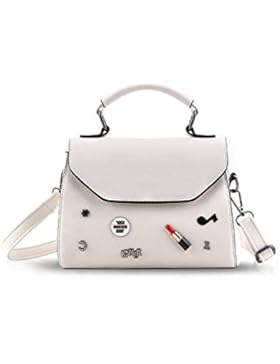 NICOLE&DORIS Damen Handtaschen Mädchen Umhängetasche Schultertaschen Henkeltaschen Crossbody Tote Wasserdicht PU