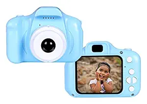 RS Digital Camera, Recorder Camera 800W HD 2.0 Inch Screen Video Front Camera for Children - Blue