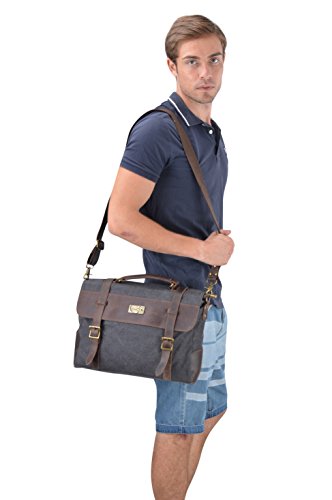 Gootium Unisex Canvas Notebook-Umhängetasche 30825 - 4