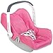 Produktbild Puppen Babyschale Maxi Cosi für Spielzeug Puppe bis 42 cm wie Baby Born, Quinny Autositz mit Staufach passend für Maxicosi Puppenwagen, nutzbar als Puppenbett, Puppenwiege, Puppensitz, Puppentrage