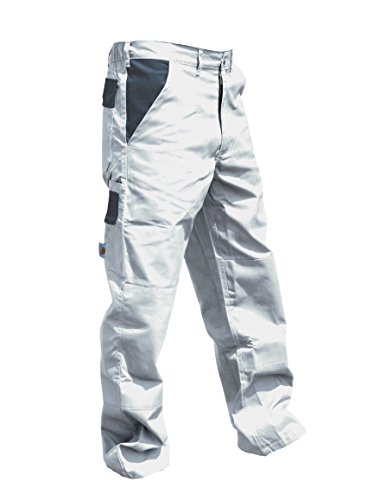 Preisvergleich Produktbild Bundhose weiß / grau Gr. 50