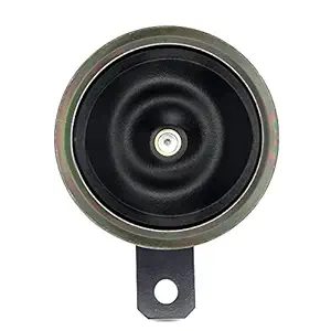 GoMechanic Thunder Automotive Disc Horn 90mm Dia 12V High Tone (HT) With Copper Coil for Passenger Cars & Motorcycles