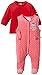 Julius Hüpeden Baby Girls 552340 Footies, Pink (Gerania 161735), 0-3 Months (Herstellergröße: 56)
