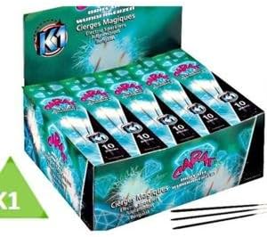 LOT 50 CANDLES MAGICAL BIRTHDAY PARTY sparkling 18 CM