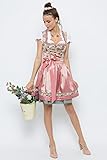 Krüger Damen Mini Dirndl Rike grün/rosa - 4