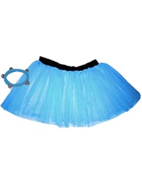 A-Express Mädchen Kinder Neon Tütü Rock Tüll Tüllrock Verkleidung Party Unterrock TutuRock Shamballa