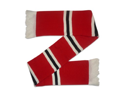 Fanoriginals Écharpe aux couleurs de Manchester United jouant à domicile Rouge