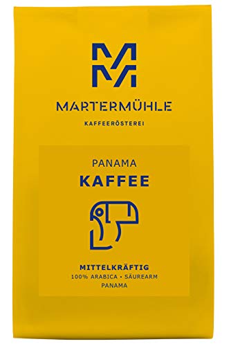 Martermühle | Kaffee Panama 'Boquete' (250g) | Ganze Bohnen | Premium Kaffeebohnen aus Panama | Schonend geröstet | Kaffee säurearm | 100% Arabica