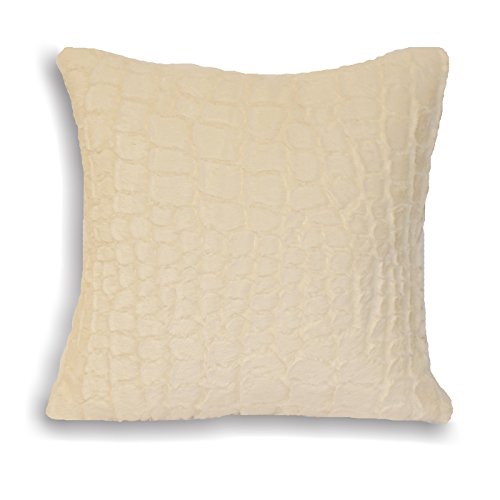Alligator Cream Cushion Case 55cm x 55cm