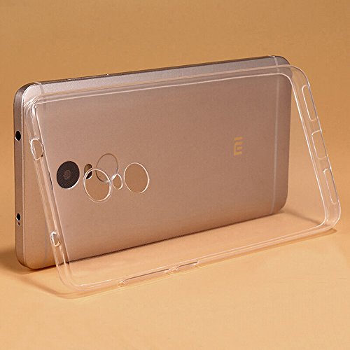 Funda Xiaomi Redmi Note 4X   Leathlux Trasparente Suave Silicona Carcasa Protector Bumper Tapa Claro Flexible TPU Gel Ultra Delgado Cubierta para Xiaomi Redmi Note 4X 5 5 Pulgada