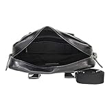 schwarzes Leder The Bridge Aktentasche Trebbio 14\