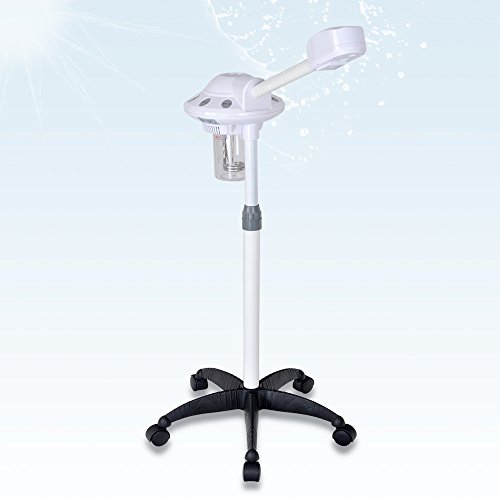 AceFox Standing Facial Steamer Aroma Ozone Vapor Skincare Moisture Cleaning Device for Beauty Salon Spa