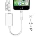 Produktbild iPhone 7 Lightning Adapter – Yilan iPhone 7 Plus Dual Lightning Splitter Double Lightning Audio & Ladegerät & Sync Adapter für iOS 10,3 – Unterstützt Mikrofon Telefonieren und Musik Kontrolle