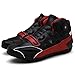 Produktbild wthfwm Herrenstiefel wasserdichte Motorradstiefel Motorrad-Tourenstiefel in kurzer Höhe Gepanzerte Motorradstiefel,Red-42