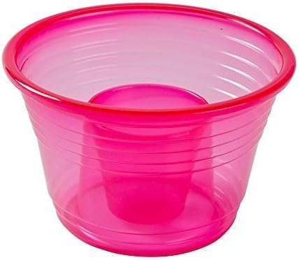 Fineline Neon Red Blaster Bomb Shot Cups / Power Bombs, CASE of 500 w/ FDL Party Picks by Quenchers