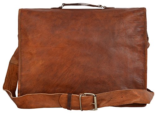 Gusti Leder nature   Mike   Umh  ngetasche Laptoptasche 17  Ledertasche Vintage   berschlagtasche Collegetasche Umh  ngetasche Lehrertasche Arbeitstas