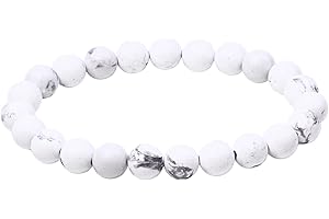 RAFFICI Gemstone Bracelet – Anxiety Relief & Chakra Balance, Adjustable Stretch Beads Bracelet with Tiger’s Eye & Mixed Stones for Well-Being, Women, Men & Teens Gift