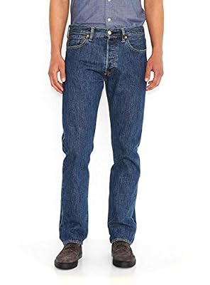 Levi's Jeans 501 Levis Moyen 3130 Bleu