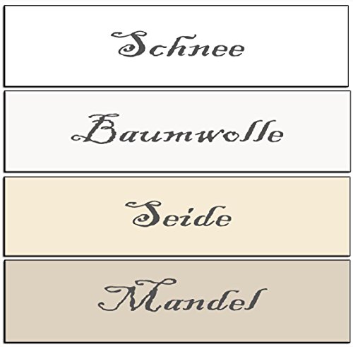 Kreidefarbe Classic für Shabby Chic, Vintage und Landhaus Stil 1,5kg und 7,5kg 24 Farbtonen (1,5 kg (1Liter), Schneeweiß) - 2
