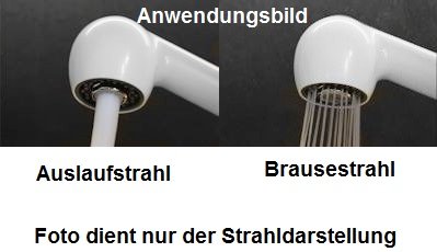 tecuro DESIGN Küchenbrause Geschirrbrause Spülbrause für Armaturen – verchromt - 4