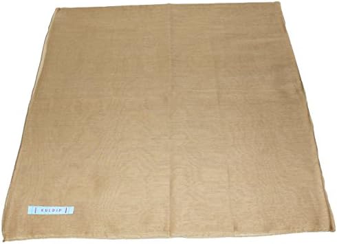 Kuldip 100% Cotton Pashmina Scarf Shawl Wrap Throw Desert Gold