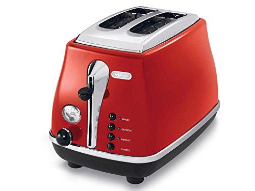 Delonghi CTO2003.R Grille Pain Rouge