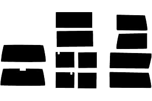 PSSC WINDOW FILM PSSC Pre Cut Rear Car Window Films for VW Transporter T4 2000 to 2003 35% Medium Tint