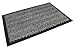 Produktbild homestuff4you Fußmatte Rutschfest - Türvorleger & Schmutzabstreifer in Grau bleibt der Schmutz draußen und das Zuhause sauber (Grau, 40 x 60 cm)