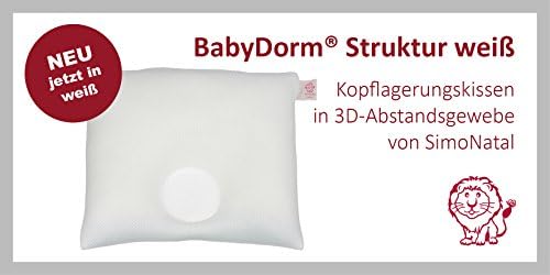 Baby Pillow Structure with Cover Size II – White