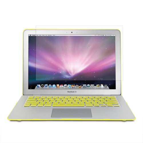 GMYLE Hard Case 11Zoll Cover case Gelb – Notebooktaschen (27,9 cm (11 Zoll), Cover case, Gelb, Kautschuk, MacBook Air 11, 315 mm) - 2