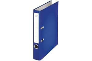 Centra 231132 Standard-Ordner (grauappe RC, mit PP-Folie kaschiert, A4, 5,2 cm Rückenbreite, Chromos) blau