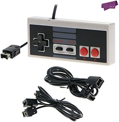 SalesLa Controller + 2 Pcs Extension Cable Cord for 2016 NES Classic Edition Mini