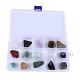 Enthält Rosenquarz, Obsidian, Amethyst, Tigerauge, grünen Blumenstein, roten Jaspis, grünen Dongling, Opal, weißen Kristall, blau-venezianischen Stein, Amazonit, roten Dongling, roten und grünen Stein, roten Obsidian, gefleckten Stein.