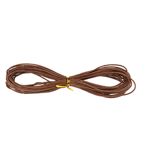 Gazechimp 6pcs Gewachste Baumwollschnur Wachsband Baumwollkordel 10M 5mm für Schmuckherstellung – Mehrfarben1, one size - 6