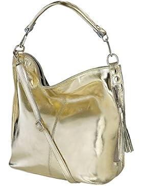 Beuteltasche Schopper Schultertasche Mod. 2106 echtes Leder Italy