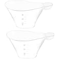 Convenient 2-Pack Newborn Feeding Cups Anti-Choke Designs Food Water Medication Feeding Cup for Safe & Easy Feeding