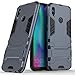 Produktbild YQXR Handy Zubehör Treble Layer Armor Defender Shockproof Hard Case mit Ständer für Huawei P Chic (2019) (Farbe : Blau Schwarz)