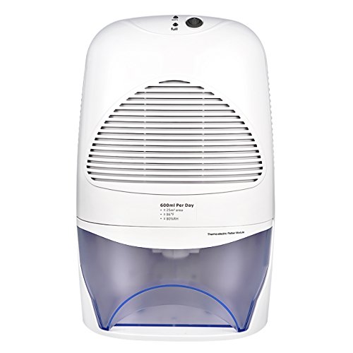 Topop Luftentfeuchter mit 2000mL Wassertank Großvolumige Luftentfeuchter Air Dryer Luftreinigungsfunktion Feuchtigkeitsentzugfähigkeit (600ml pro Tag) für Zimmer, Schrank, Büro, Keller, Wandschrank, Badezimmer