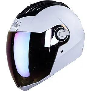Steelbird Air SBA-2 Dashing White with Rainbow Visor,600 mm